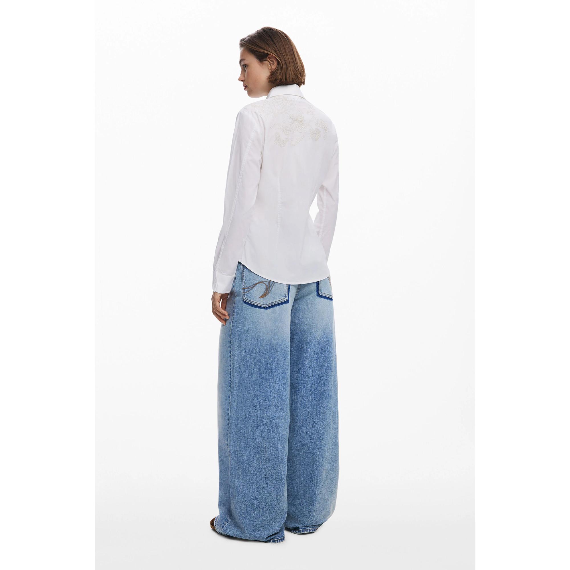 Desigual Oversized T-Shirt Manches Longues  