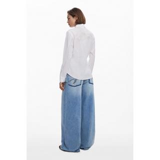 Desigual Oversized T-Shirt Manches Longues  