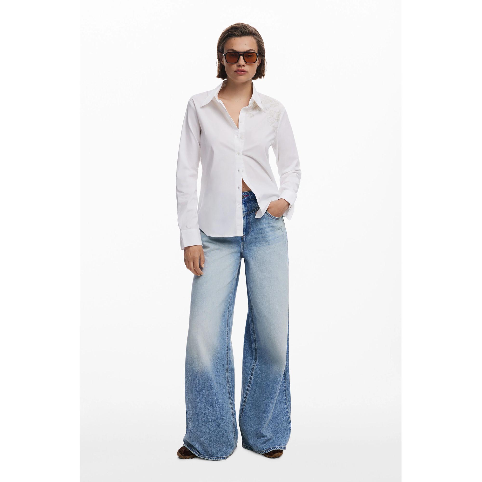 Desigual Oversized T-Shirt Manches Longues  