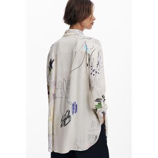 Desigual Langarm bedrucktes Hemd  