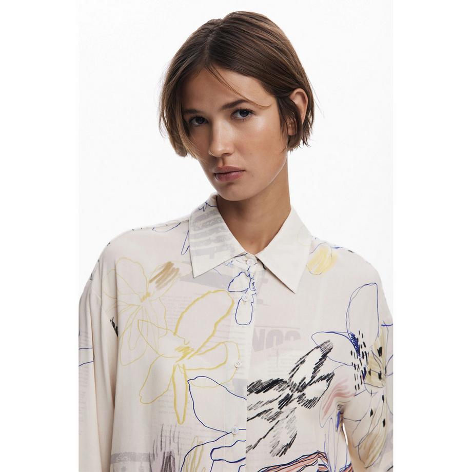 Desigual Camicia stampata a maniche lunghe  