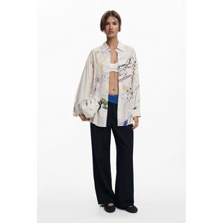 Desigual Langarm bedrucktes Hemd  