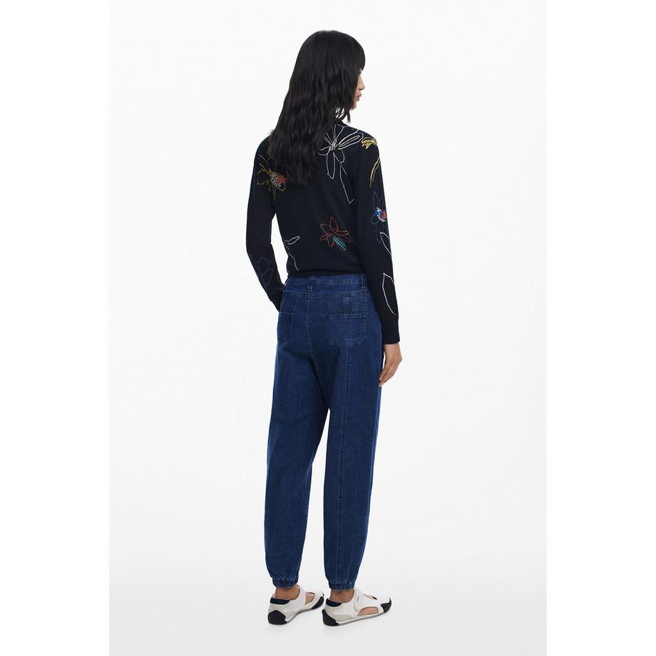 Desigual Jeans dritto floreale  
