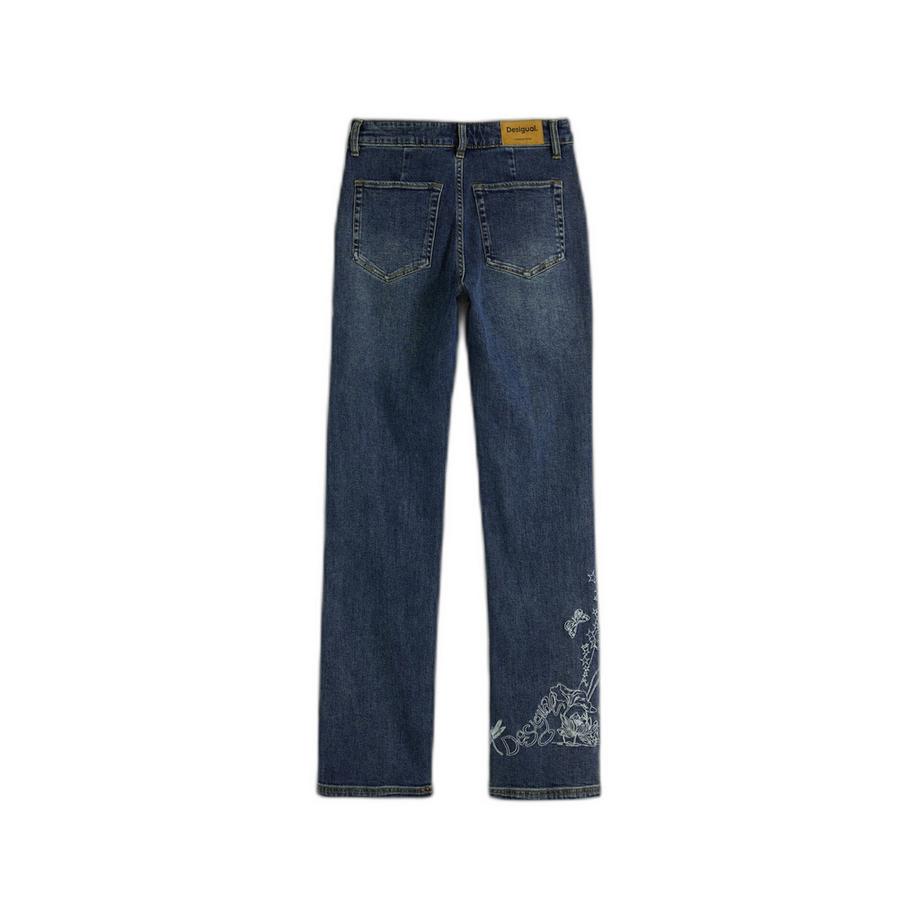Desigual Straight Leg Jean Imprimé  