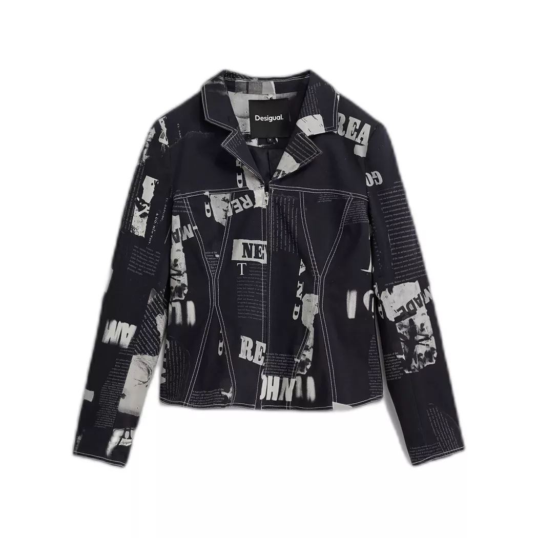 Desigual - Blazer, für Damen, Grau, Größe L