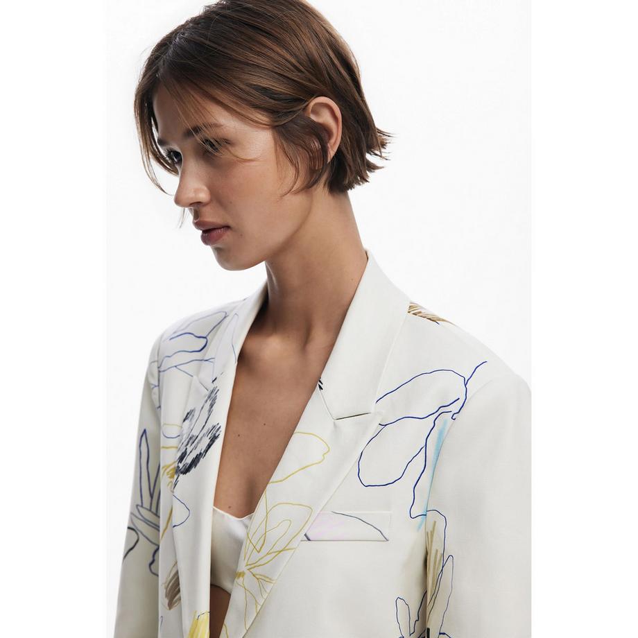 Desigual Blazer avec imprimé Arty  