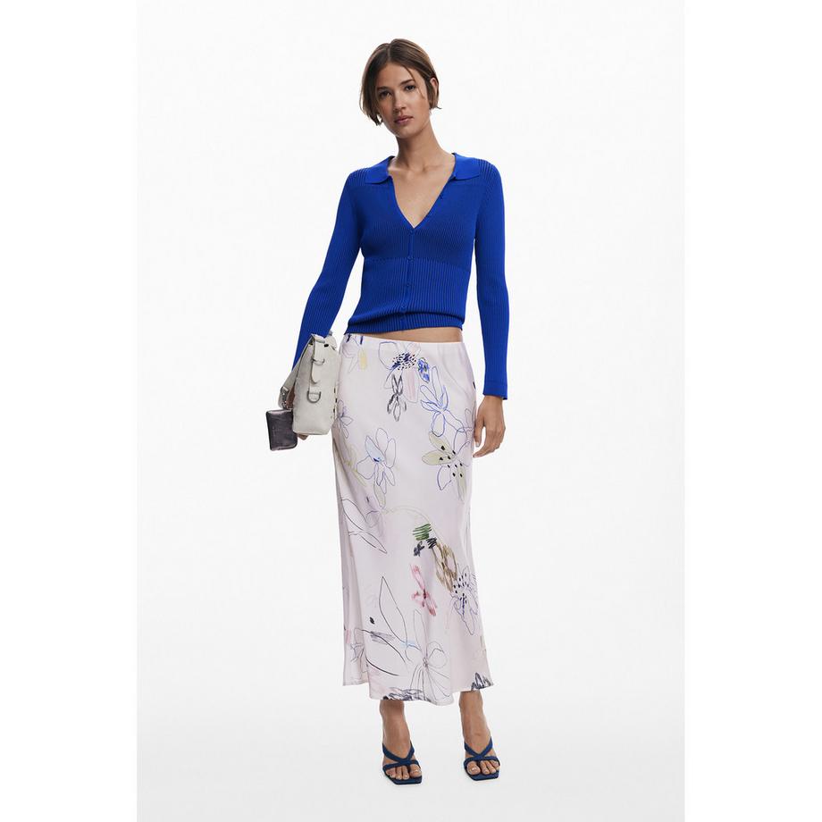 Desigual Gonna Midi Fantasia Floreale  