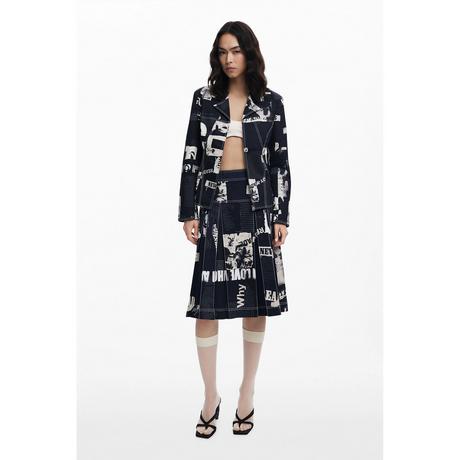 Desigual Faltenrock Allover-Print  