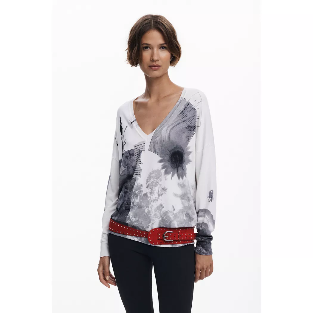 Desigual T-shirt Mickey et minnie Mouse™ cœur WHITE XS female 2
