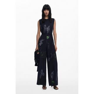 Desigual Ärmelloser bedruckter Palazzo Jumpsuit  
