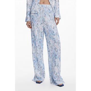Desigual Plissierte Straight Fit Hose  