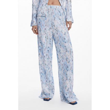 Desigual Plissierte Straight Fit Hose  