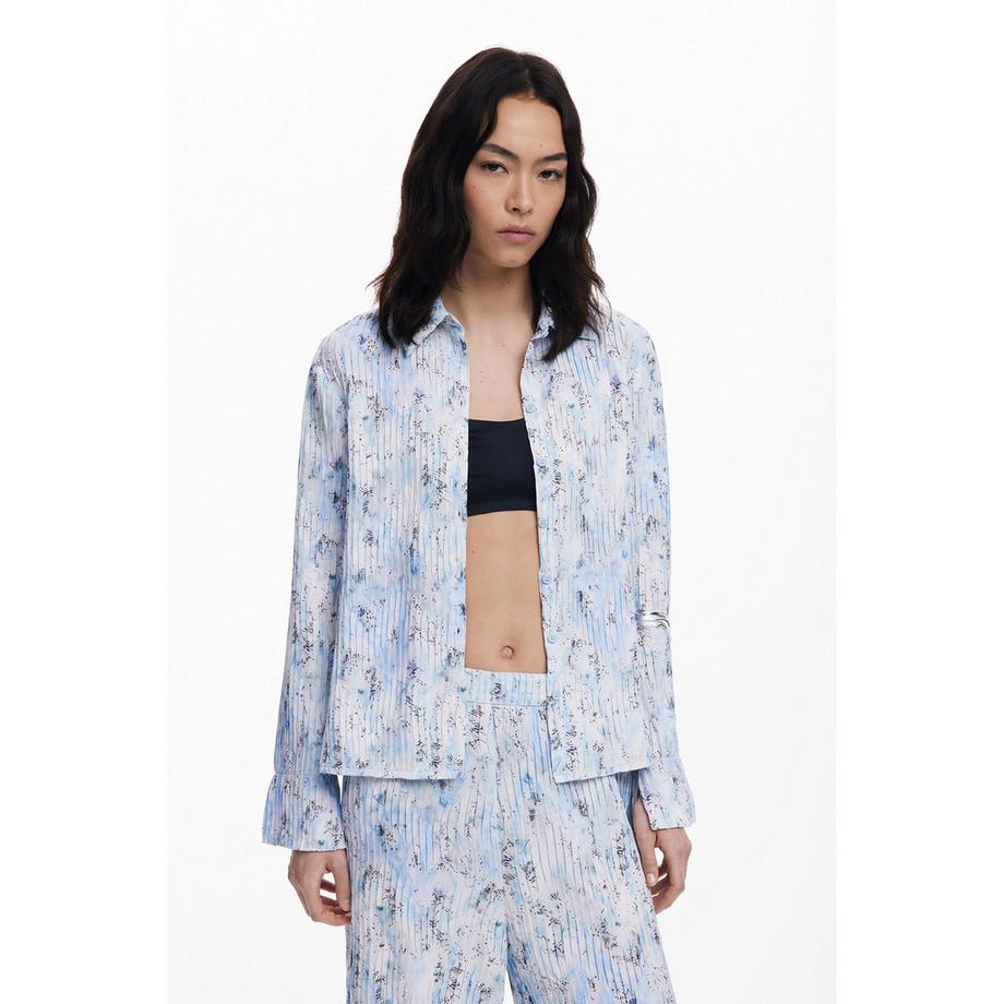 Desigual Pantaloni Lunghi Pliss&eacute; Taglio Dritto  