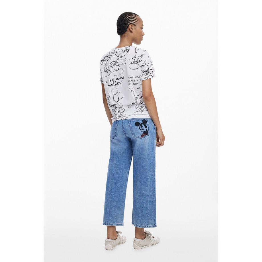 Desigual T-Shirt Maniche Corte Stampa Floreale  