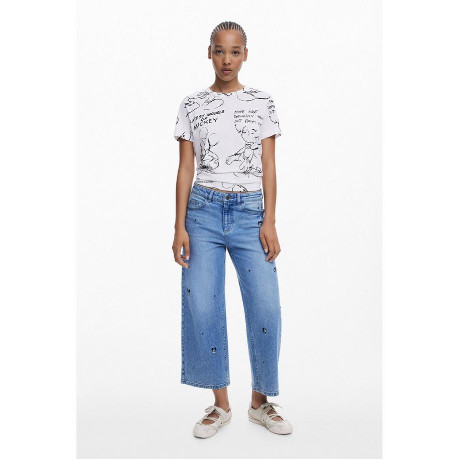 Desigual T-Shirt Maniche Corte Stampa Floreale  