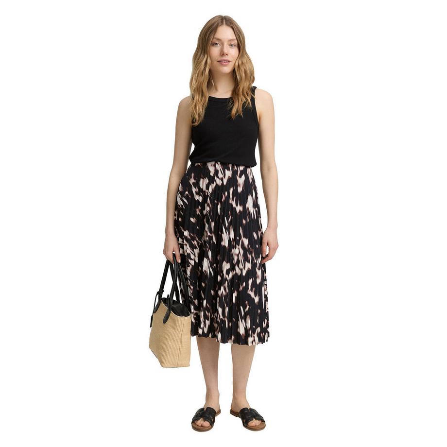 TOM TAILOR Plissierter Midirock  