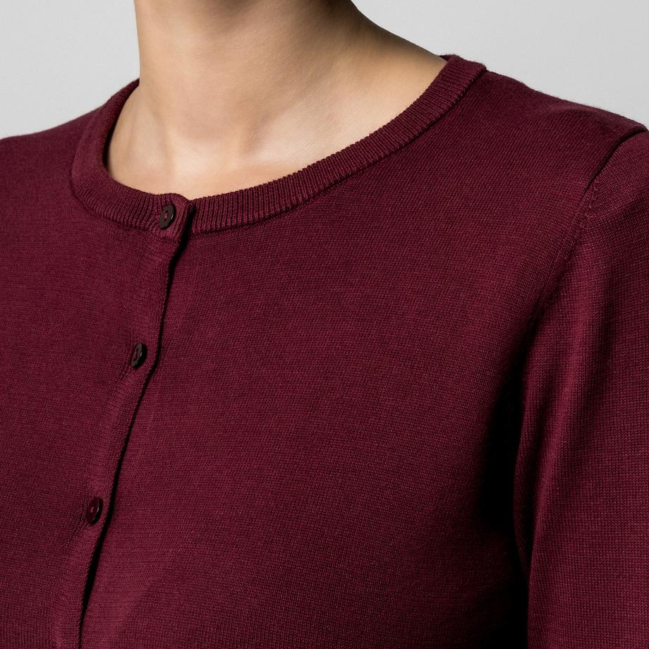 Manor Woman Cardigan Maglia Fine Maniche Lunghe  