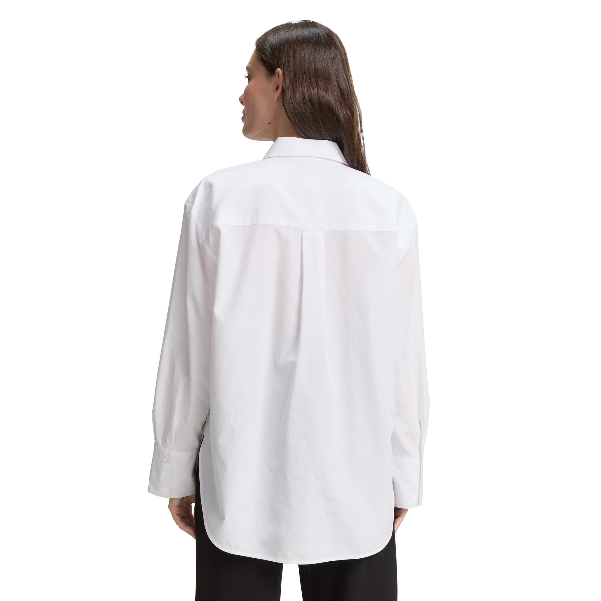 TOM TAILOR Popeline Loose Fit Bluse  