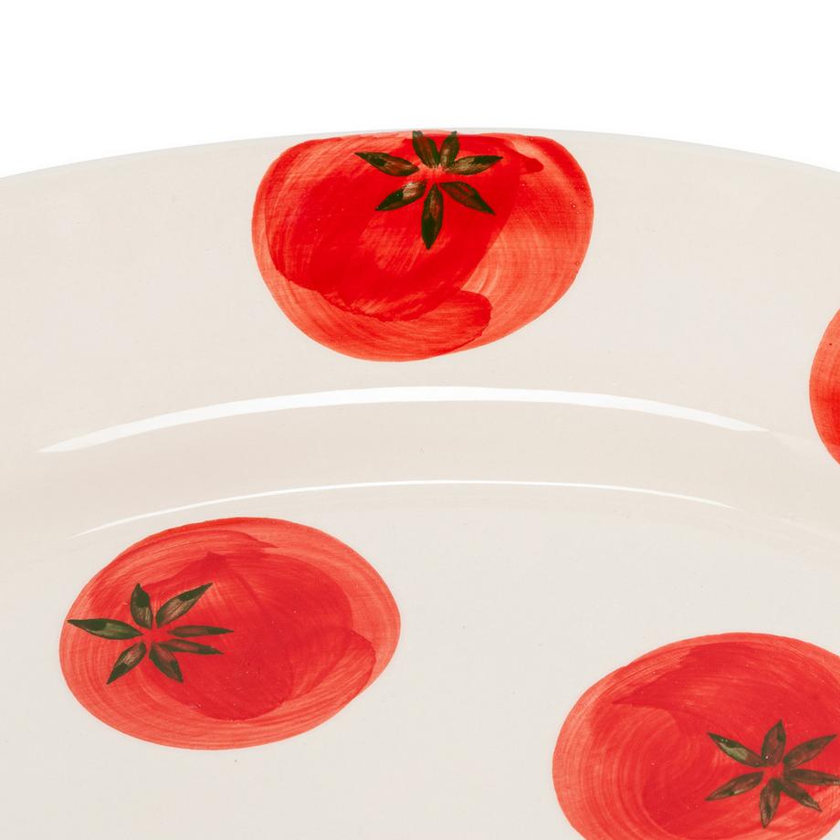 Manor Ovale Platte Tomato 