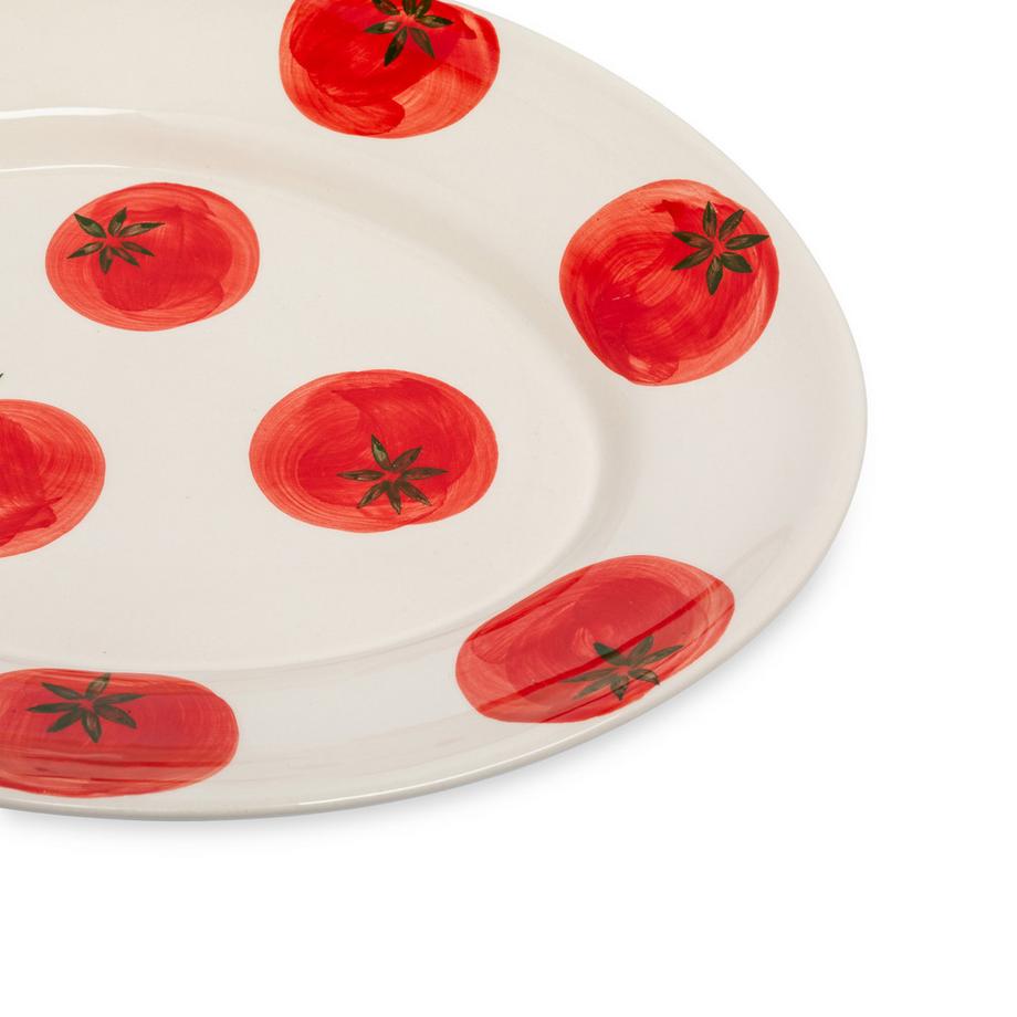 Manor Ovale Platte Tomato 