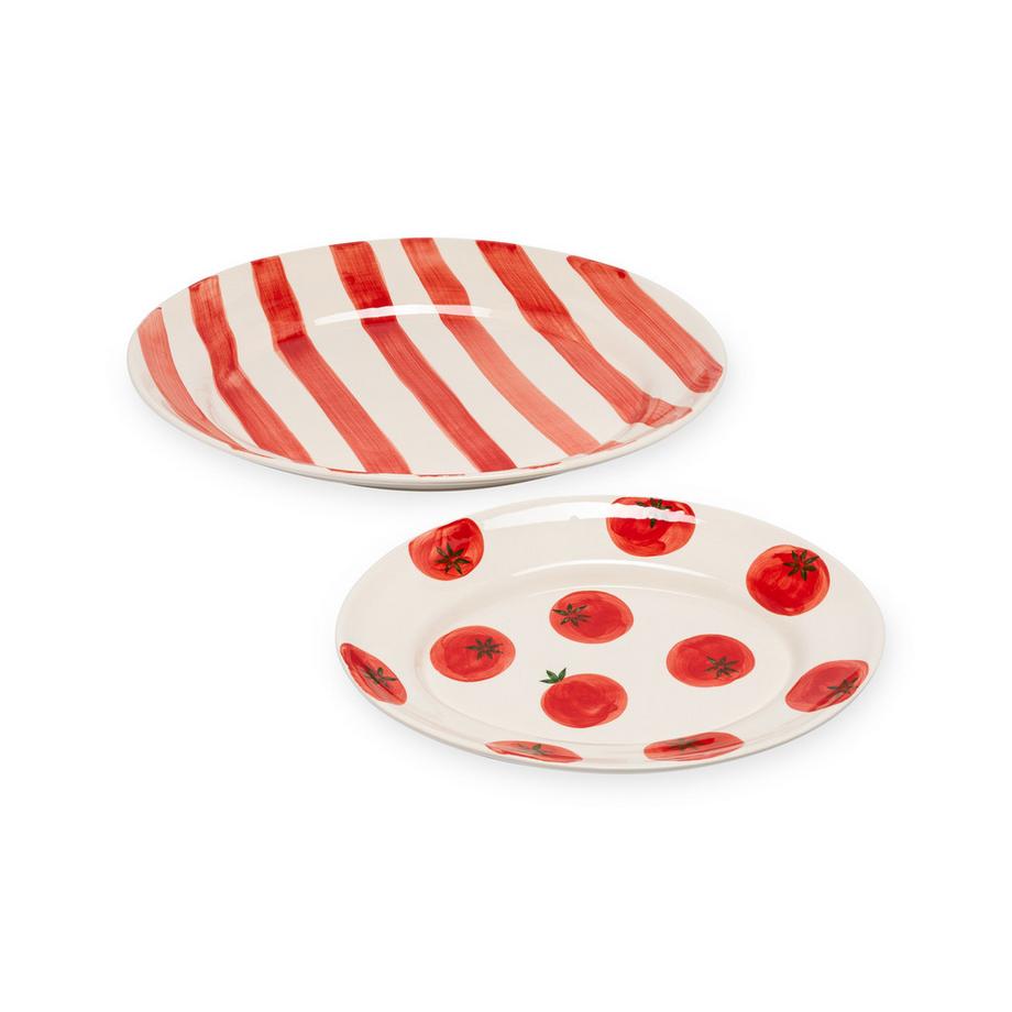 Manor Ovale Platte Tomato 