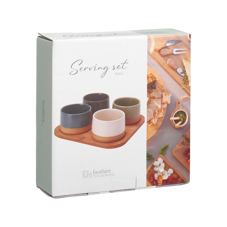 Excellent Houseware Kit dip, 5 pièces Serving 