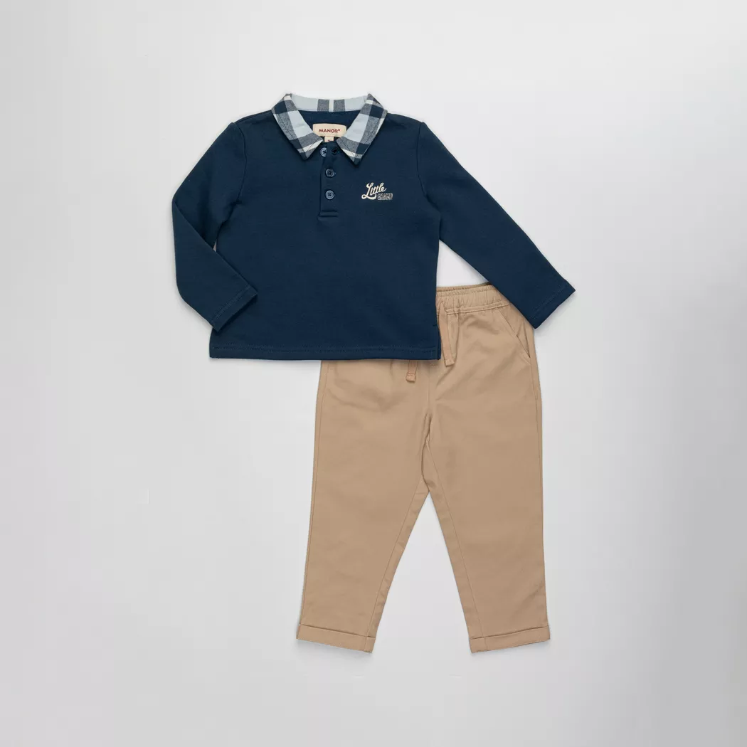 Manor Baby - Set: T-Shirt und Hose, 98, Multicolor