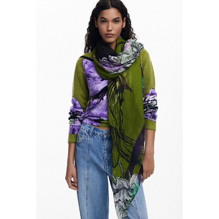 Desigual Gemusterter Schal  