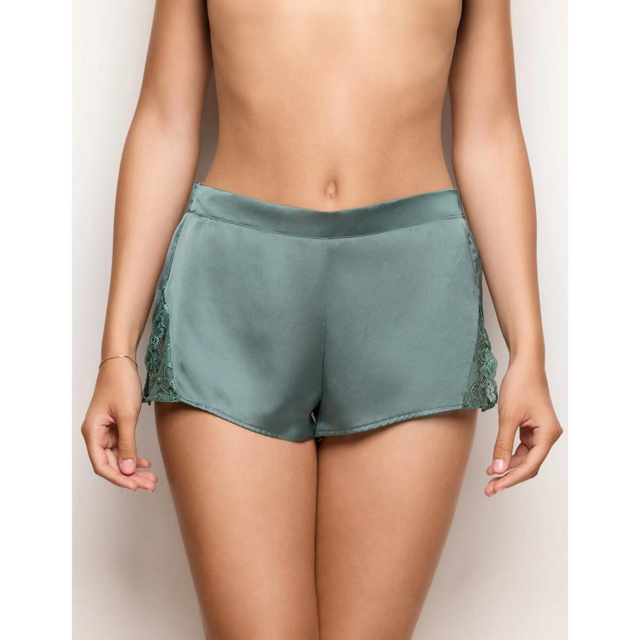 Yamamay Short en satin avec dentelle  