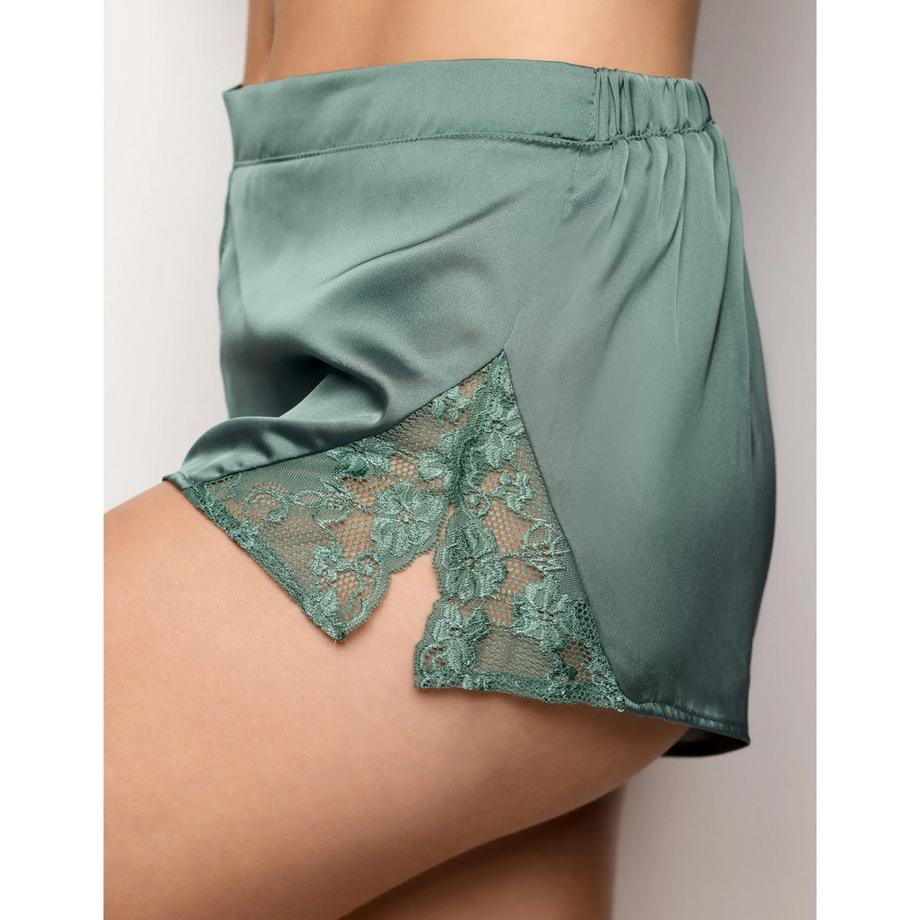 Yamamay Short en satin avec dentelle  