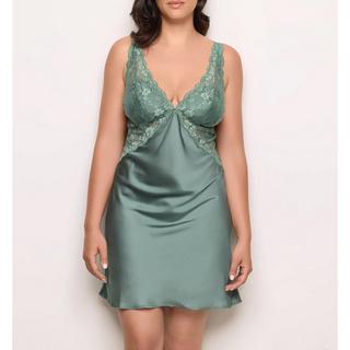 Yamamay Camicia da Notte Corta con Dettaglio in Pizzo  