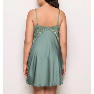 Yamamay Camicia da Notte Corta con Dettaglio in Pizzo  