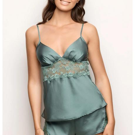 Yamamay Top Camisole Raso Pizzo  