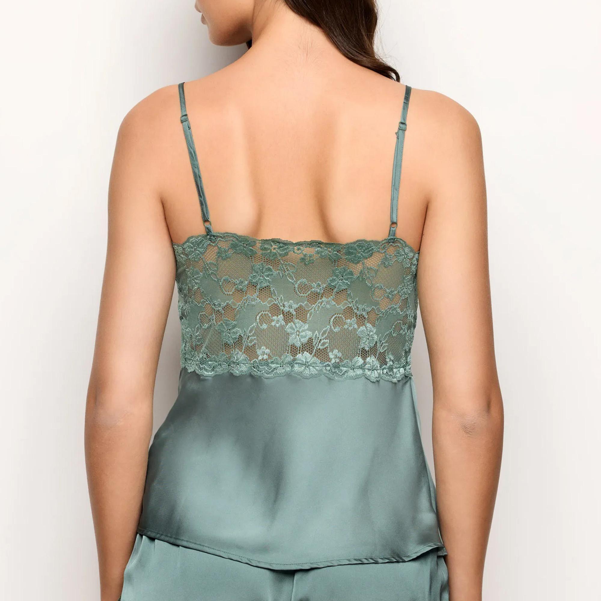 Yamamay Top Camisole Raso Pizzo  