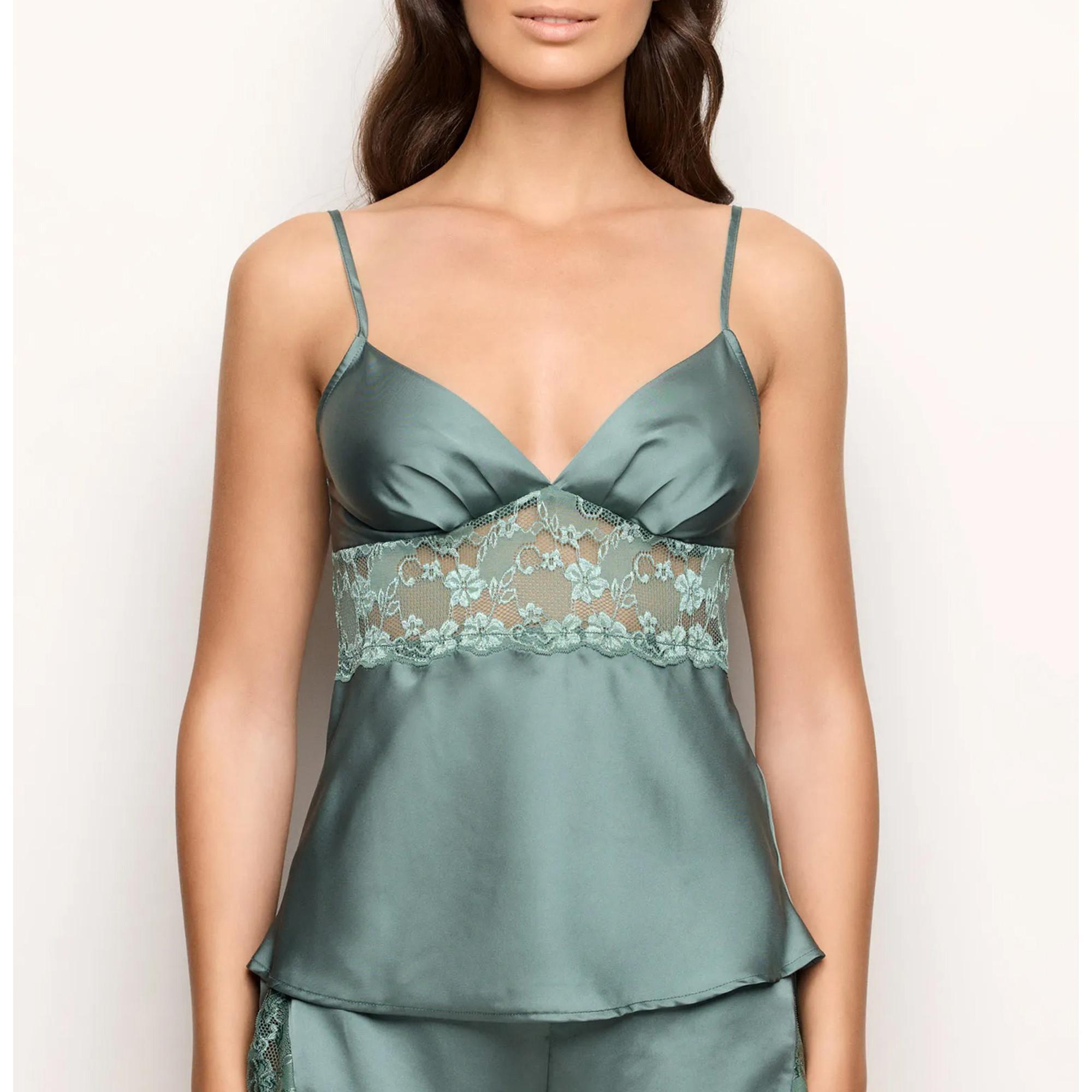 Yamamay Top Camisole Raso Pizzo  