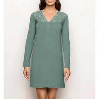 Yamamay Chemise de nuit manches longues avec dentelle  