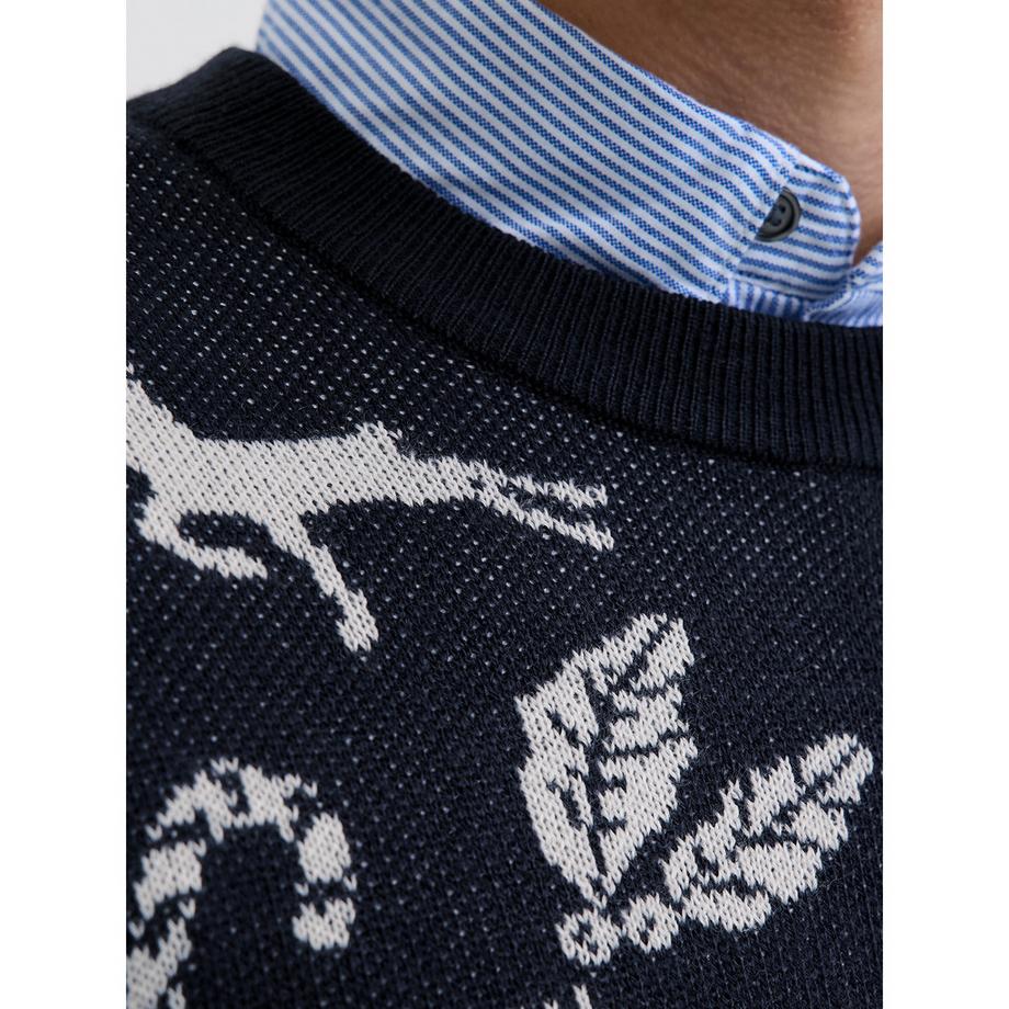 JACK & JONES Weihnachtsmuster Pullover  