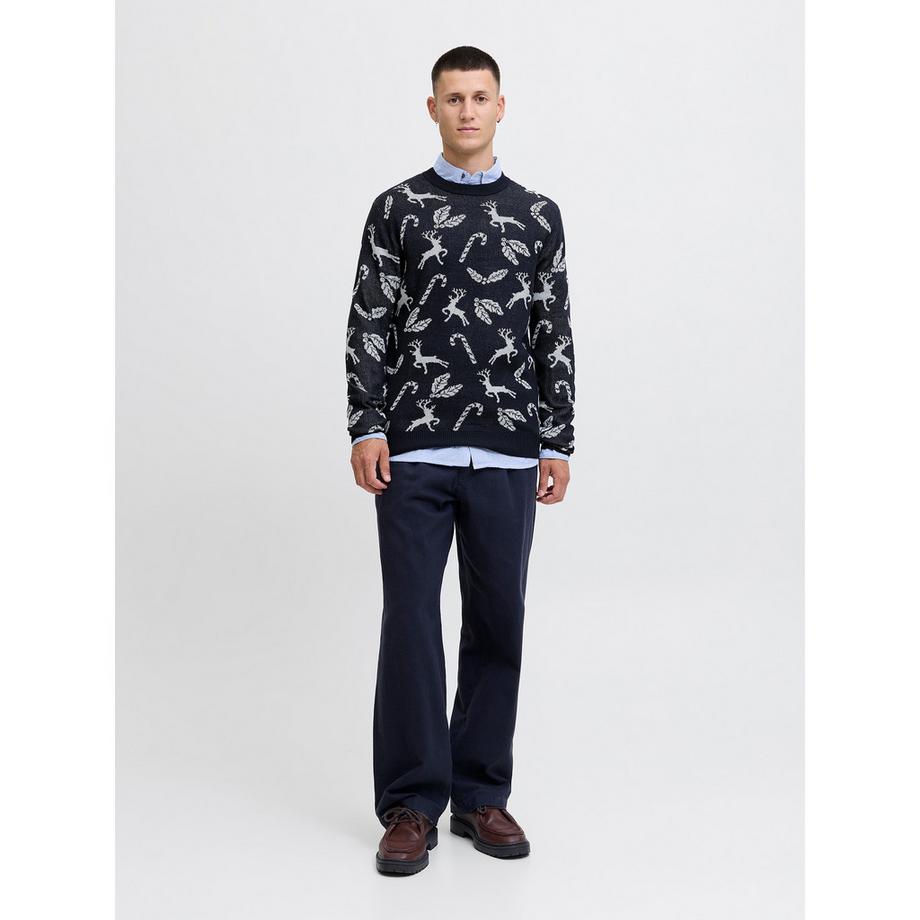 JACK & JONES Weihnachtsmuster Pullover  