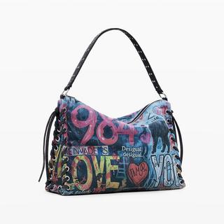 Desigual Borsa a tracolla stampa graffiti  