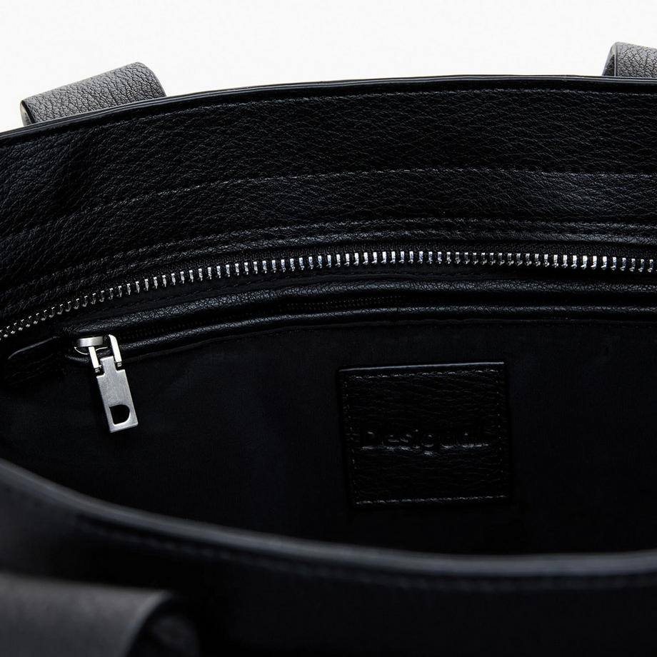 Desigual Borsa a mano con stampa Doodle  