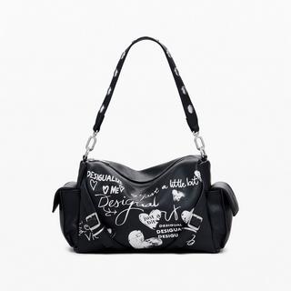 Desigual Handtasche mit 3D-Logo-Effekt  