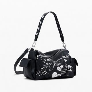 Desigual Handtasche mit 3D-Logo-Effekt  