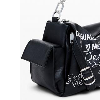 Desigual Handtasche mit 3D-Logo-Effekt  