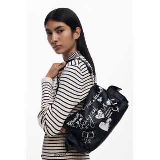 Desigual Handtasche mit 3D-Logo-Effekt  