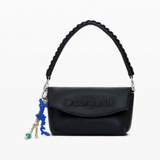 Desigual Handtasche mit 3D-Logo-Design  