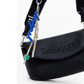 Desigual Handtasche mit 3D-Logo-Design  