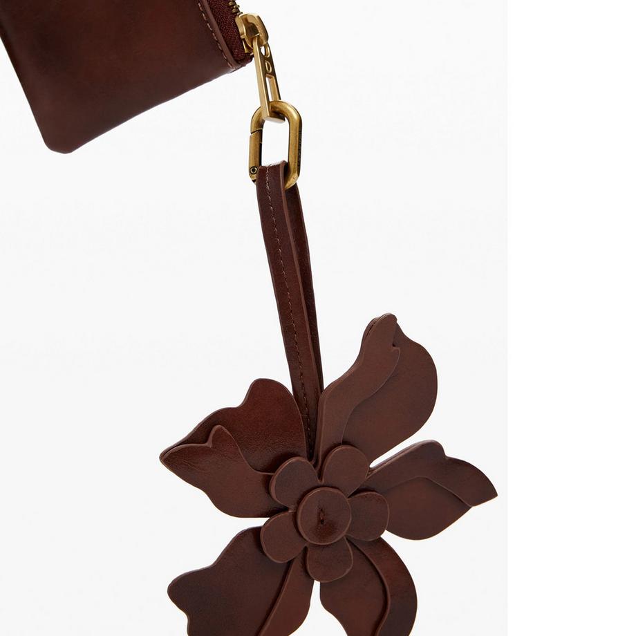 Desigual Portemonnaie mit Blumenanhänger  