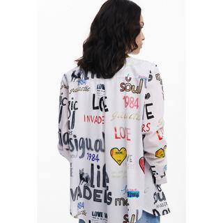 Desigual Chemise manches longues avec imprimé all-over  