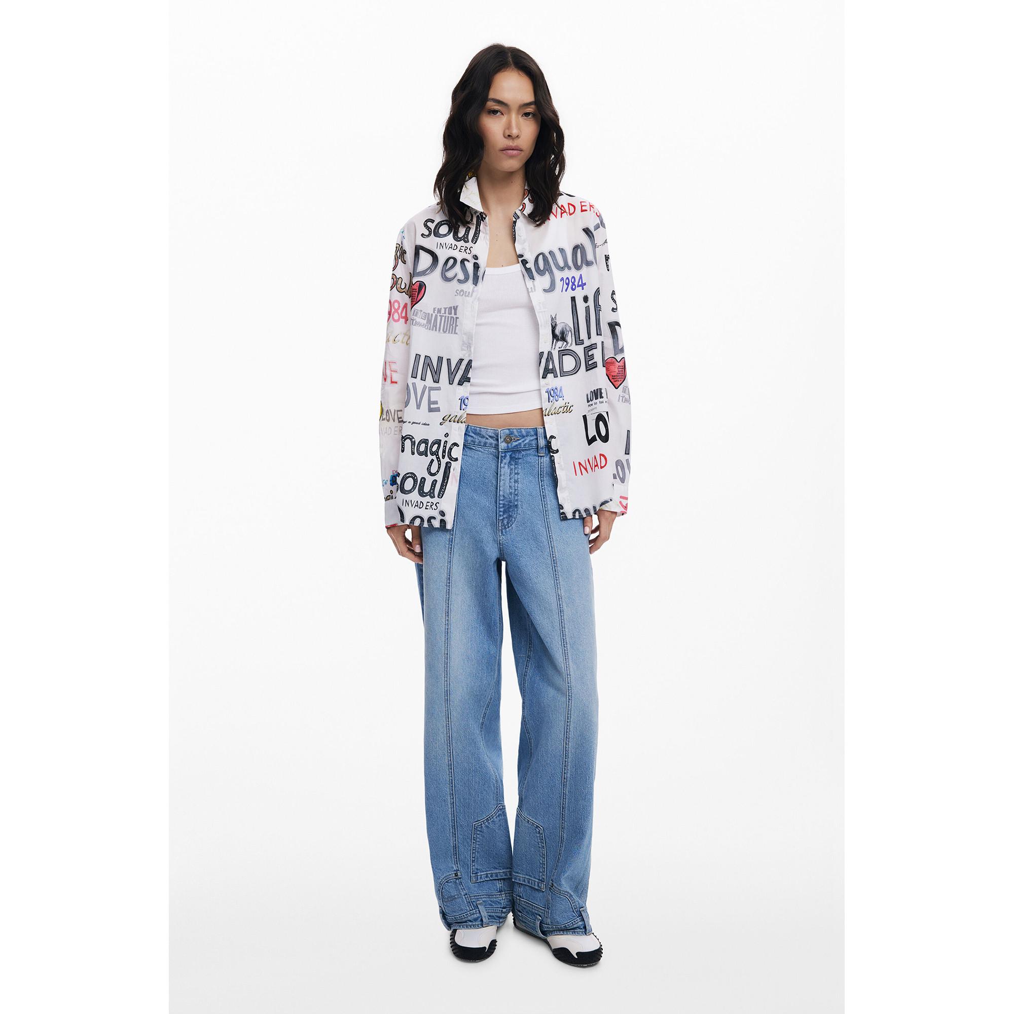 Desigual Chemise manches longues avec imprimé all-over  