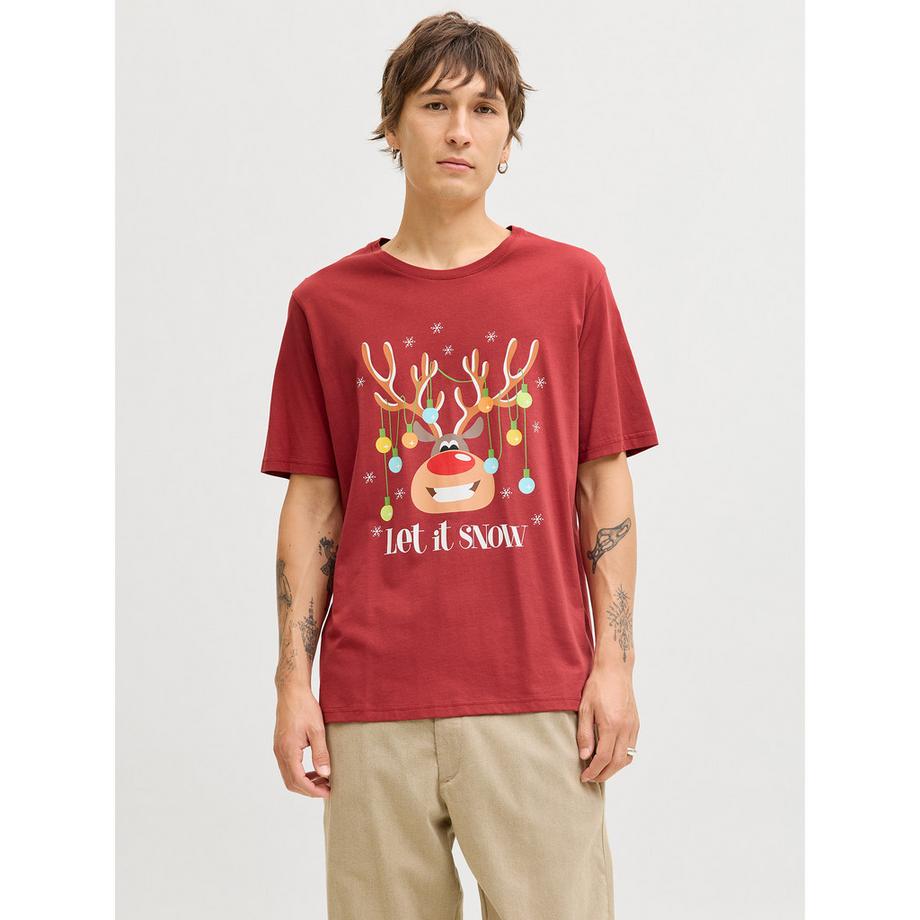 JACK & JONES T-shirt imprimé graphique Merry Christmas  